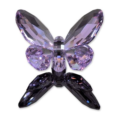 Swarovski Crystal Violet Brilliant Butterfly Figurine
