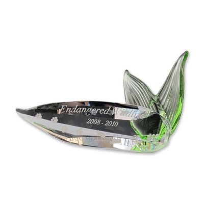 Swarovski Crystal Endangered Wildlife Trilogy Title Plaque