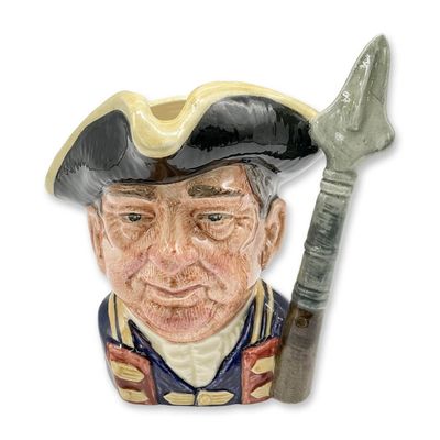 Guardsman of Williamsburg D6575 Small Doulton Character Jug