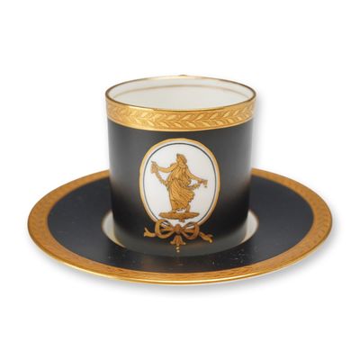 2pc Wedgwood Bone China Demitasse Cup and Saucer, circa 1915