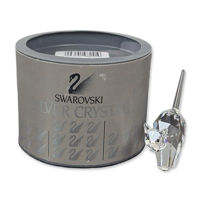 Swarovski Silver Crystal Tomcat Figurine