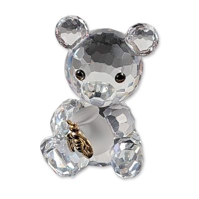 Swarovski Crystal Kris Bear with Bee Figurine