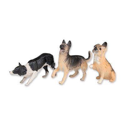 3pc Royal Doulton Porcelain Dog Figurines