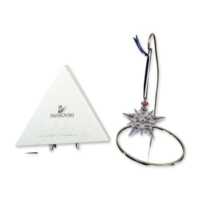 Swarovski 2001 Crystal Christmas Star Ornament