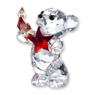 Swarovski Crystal 2009 Annual Edition Figurine, Kris Bear Christmas