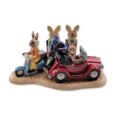 Royal Doulton LE Bunnykins All Fueled Up Ceramic Figurine DB362