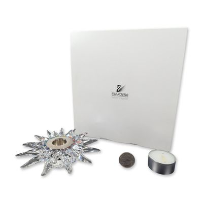 Swarovski Solaris Crystal Tea Light Candle Holder