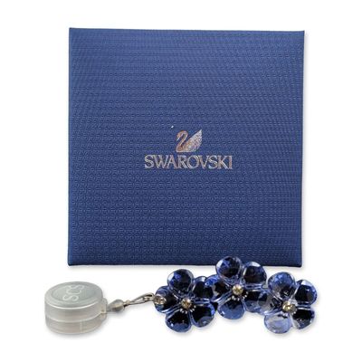 Swarovski SCS Arctic Flower Crystal Retractable Ornament
