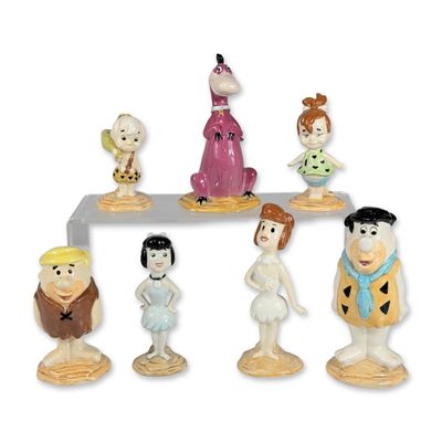 7pc John Beswick 1994 The Flintstones Ceramic Figurine Set