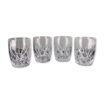 4pc Marquis by Waterford Brookside Double Old Fashioned Glass