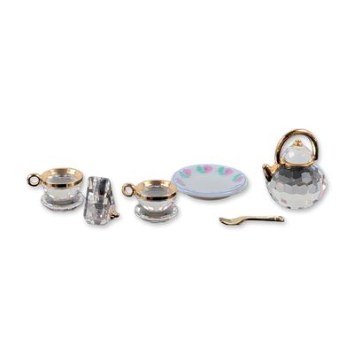Swarovski Crystal Memories Miniature Tea Service Set