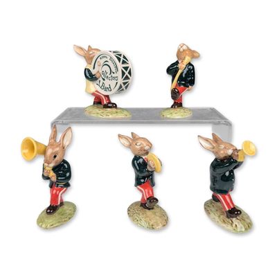 Royal Doulton Bunnykins Oompah Band Figurine Group