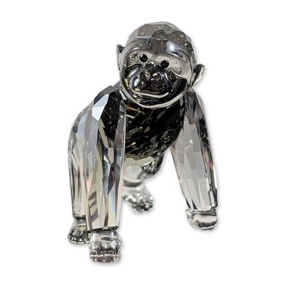 Swarovski SCS 2009 Gorilla Cub Crystal Figurine