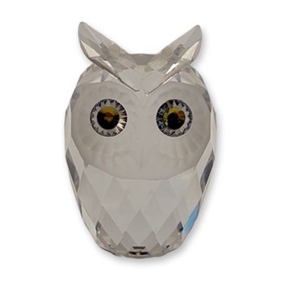 Swarovski Crystal Figurine, Large Owl 010022