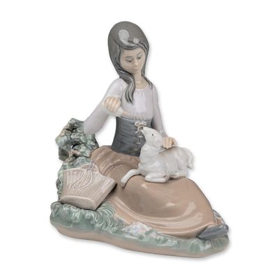 Lladro Porcelain Figurine, Little Bo Peep 01001312
