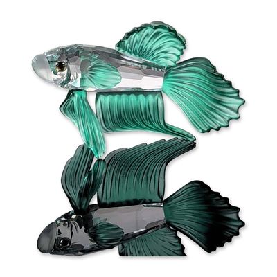 Swarovski Crystal Siamese Fighting Fish Figurine