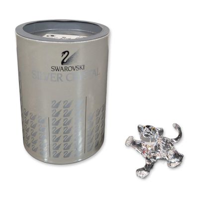 Swarovski Silver Crystal Lion Cub