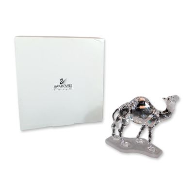 Swarovski Silver Crystal Camel Figurine