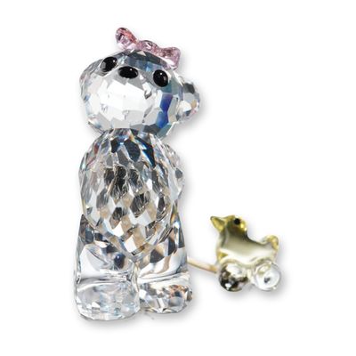 Swarovski Kris Bear Its a Girl Crystal Figurine