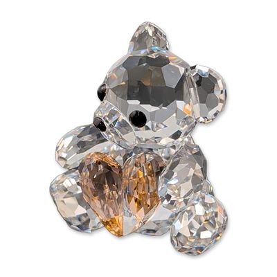 Swarovski Crystal Kris Bear Figurine, From the Heart