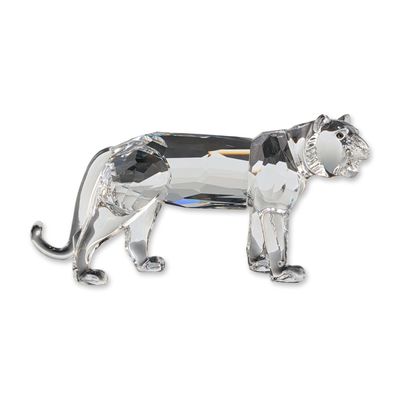 Swarovski Silver Crystal Tiger Figurine