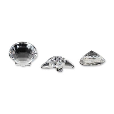 3pc Swarovski Marine Theme Crystal Figurines