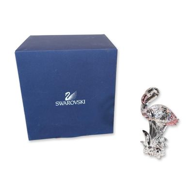 Swarovski Crystal Figurine Flamingo with Box
