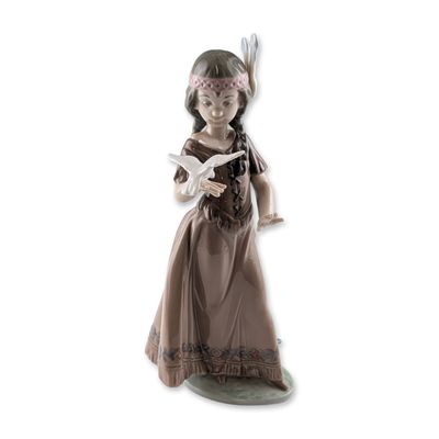 Lladro American Love Porcelain Figurine 6153
