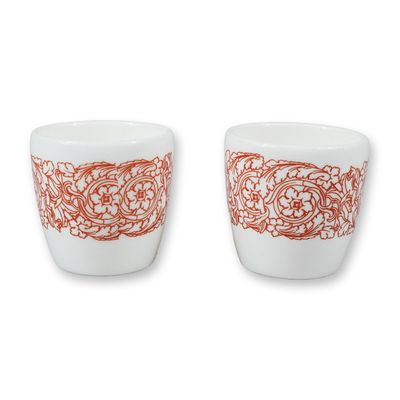 Two Small Wedgwood Bone China Hotelware Teacups