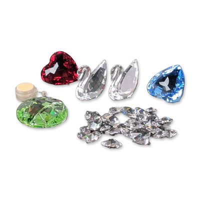 Six Piece Collection of Swarovski Crystal Figurines and Decorative Items