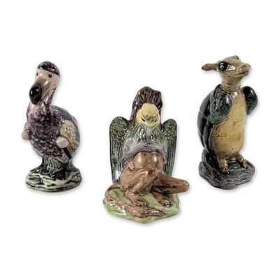 3pc Beswick Alice Series Ceramic Figurines