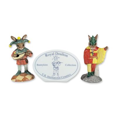 3pc Royal Doulton English Bunnykins Figurines