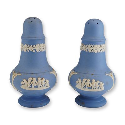 Pair of Wedgwood Jasperware Salt and Pepper Shakers