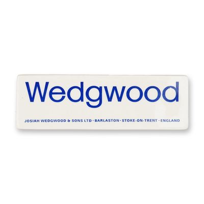 Wedgwood Porcelain Retailer Display Sign
