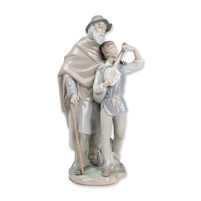 Lladro Porcelain Figurine, Happy Travelers 01004652