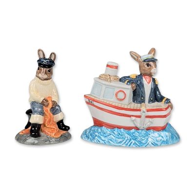 Two Royal Doulton Bunnykins Nautical Figurines
