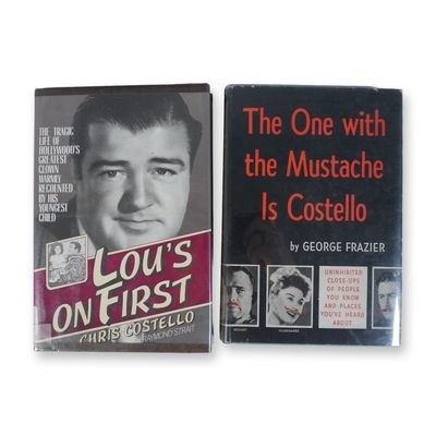 2 Lou Costello Biography Hardcover Book Group