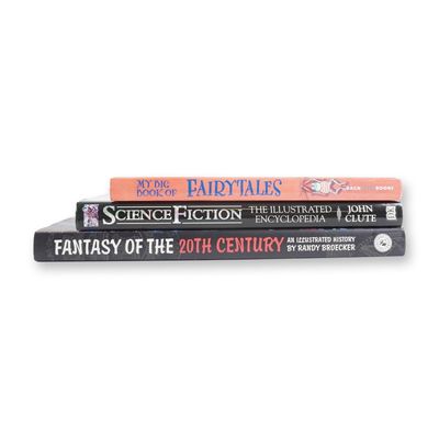 3-Piece Fantasy, Science Fiction, and Fairy Tale Illustrated Books
