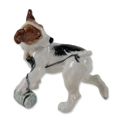 Royal Doulton Porcelain Jack Russell Terrier Figurine