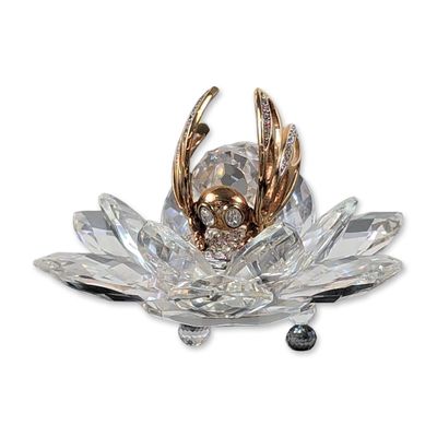 Swarovski Crystal In Flight Series Figurine, Bee - Gold