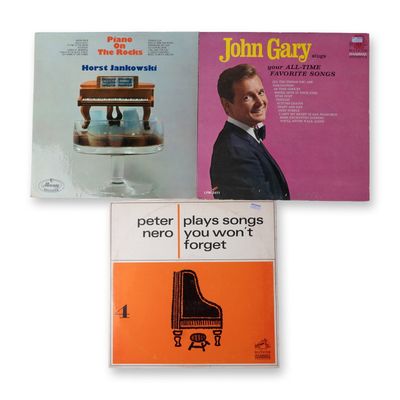 Vintage Vinyl Records, John Gary, Horst Jankowski, Peter Nero