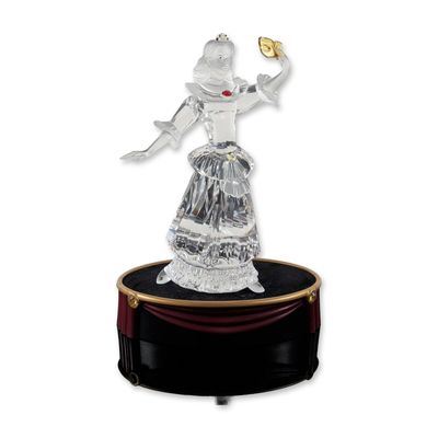 2pc Swarovski Crystal 2000 Columbine Masquerade Figurine with Base