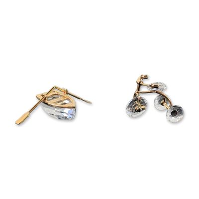 2pc Swarovski Crystal Memories Figurines