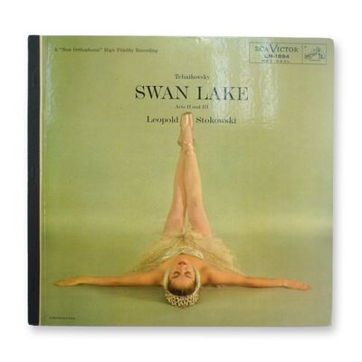 Tchaikovsky Swan Lake RCA Victor LM-1894 Vintage Vinyl LP, Stokowski