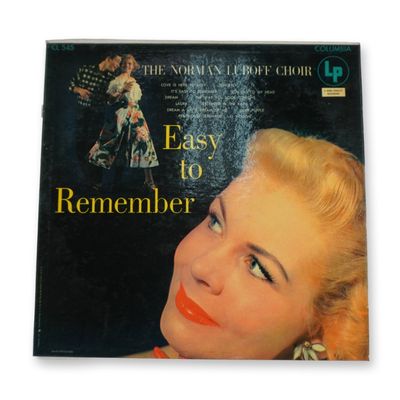 The Norman Luboff Choir, Easy to Remember Vintage Vinyl Record