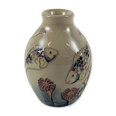 Moorcroft British Miniature Fish Vase