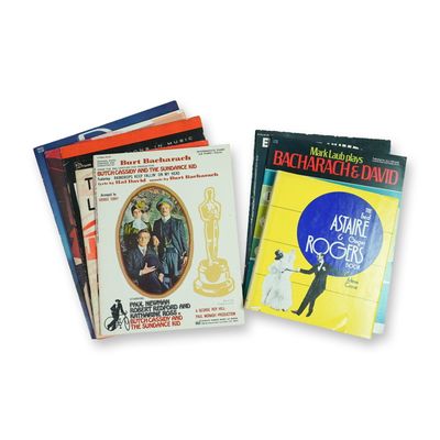8-Piece Grouped Music-Related Books Featuring Sheet Music and Biography