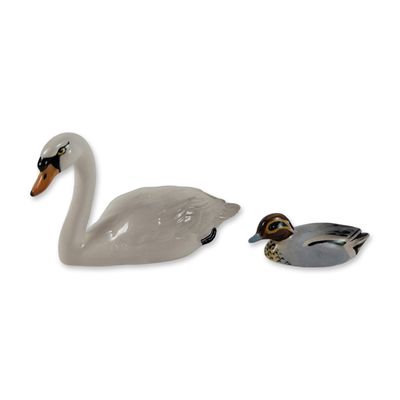 2pc Beswick England Ceramic Bird Figurines