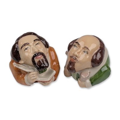 Pair of Kevin Francis Ceramic Face Pots