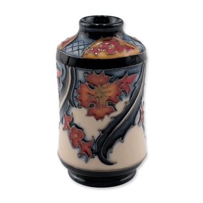 Moorcroft Pottery Miniature Floral Vase